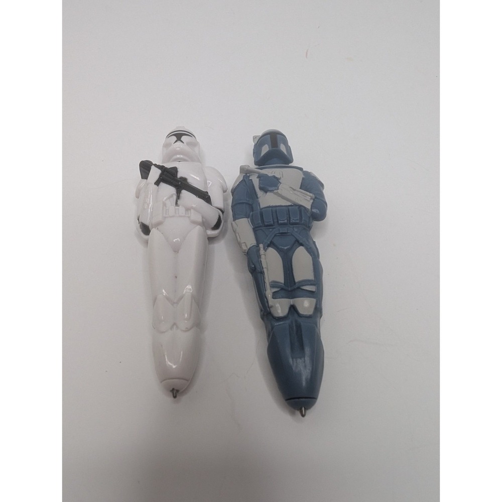 Star Wars Stormtrooper & Clone Trooper Novelty Pens Lot 2‎ Figure Pen Toppers